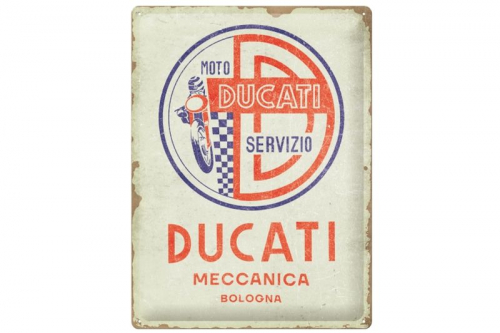 Blechschild Ducati Servizio